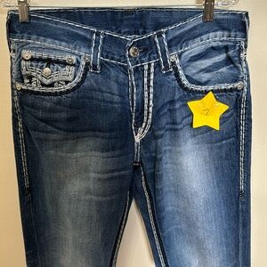 Men’s true religion jeans, size 32